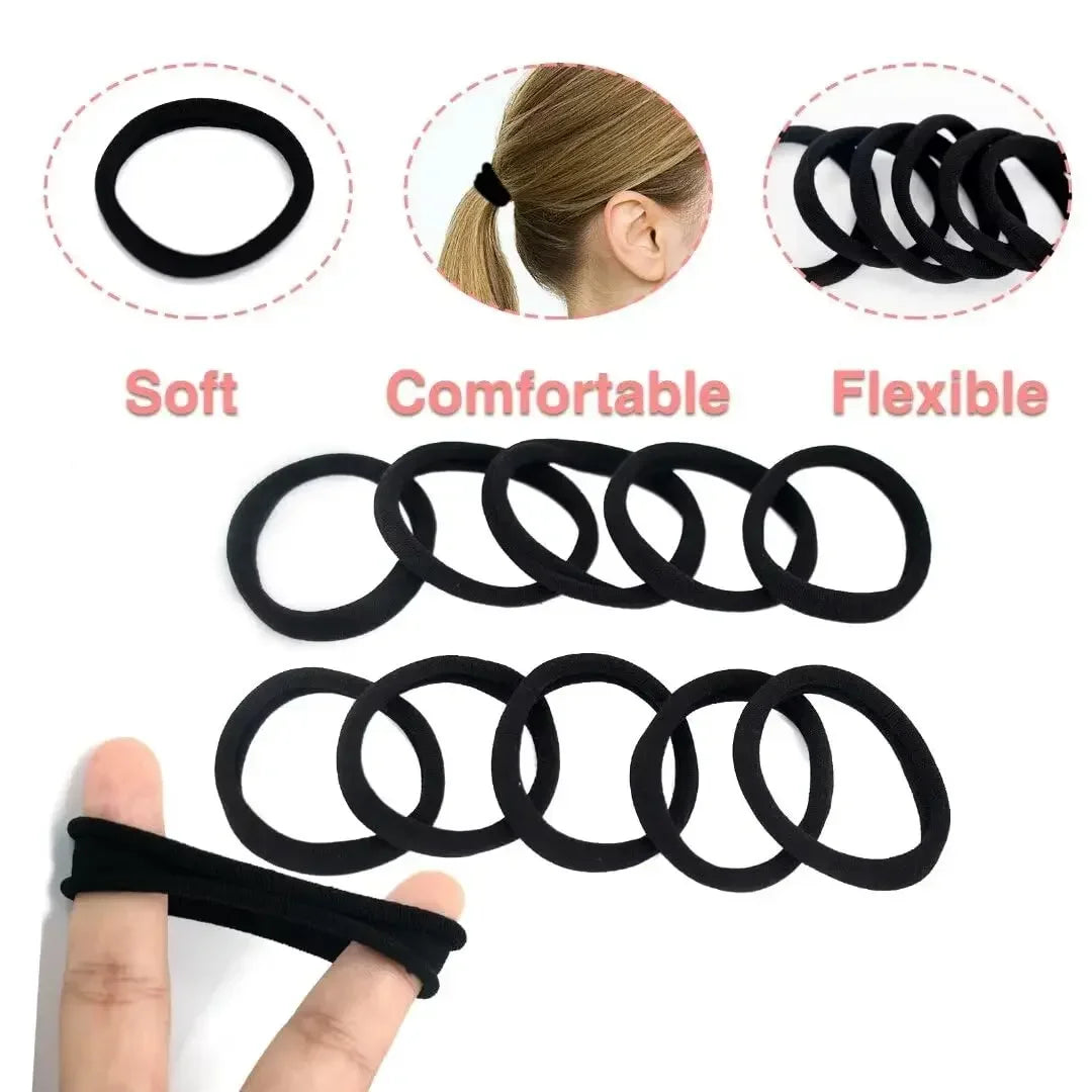 Hair Accessories Women Girl Basic Bands Headband Ropes Ties Ponytail