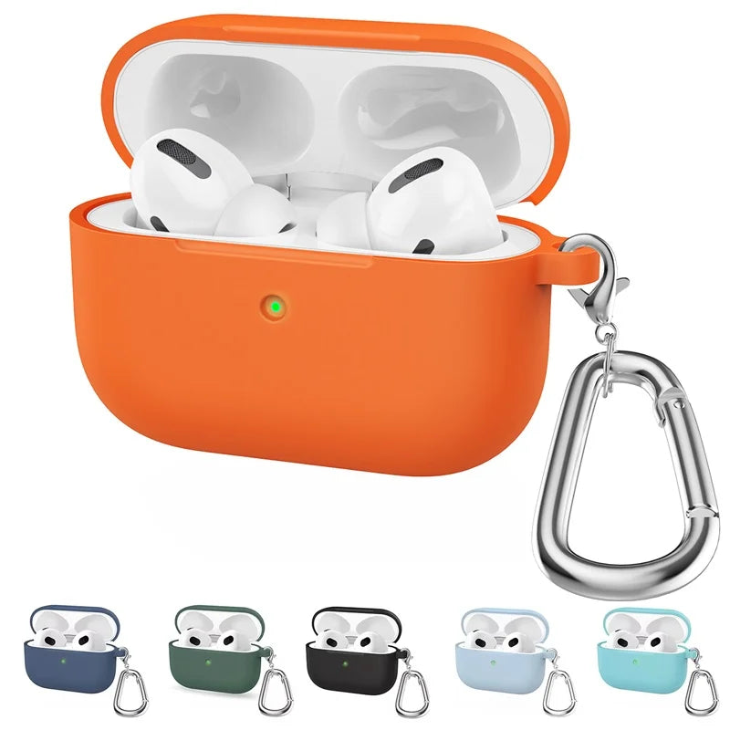Soft Silicone Case Apple Airpods Earphones Wireless Bluetooth Headset