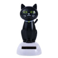 Christmas Ornament Car Decoration Black Eco Friendly Solar Doll Zpaxo Black