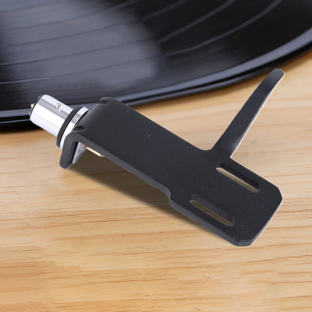Universal Phono Headshell 4 Lead Wires Cartridge Aluminum Alloy LP