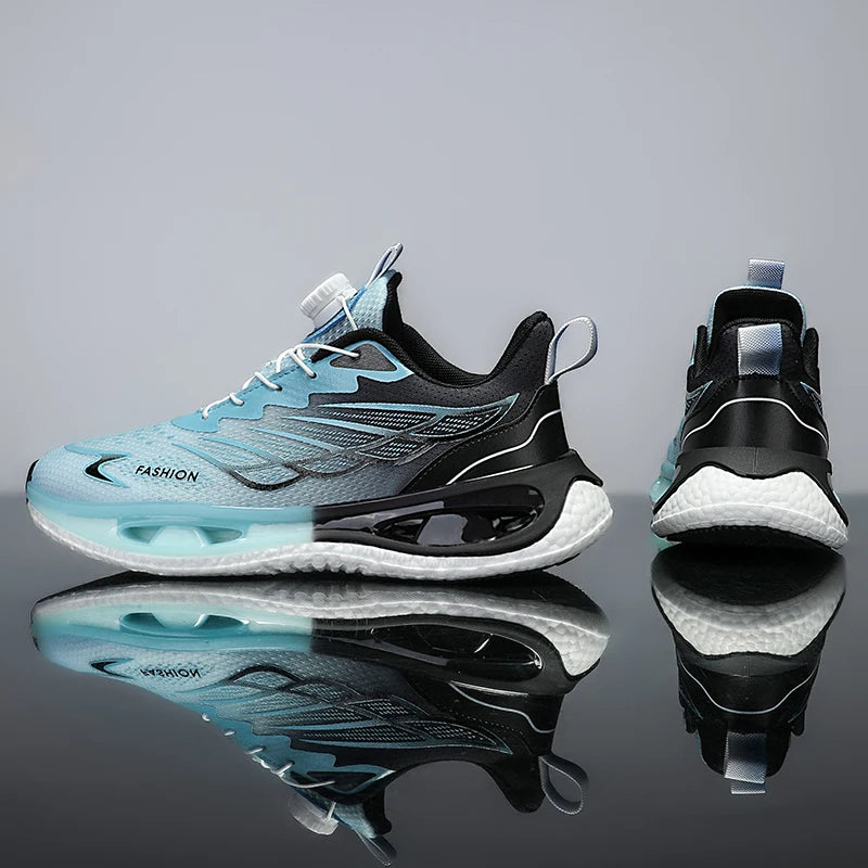 Men's Casual Sneakers Luxury Trainer Shoes Breathable Race Running