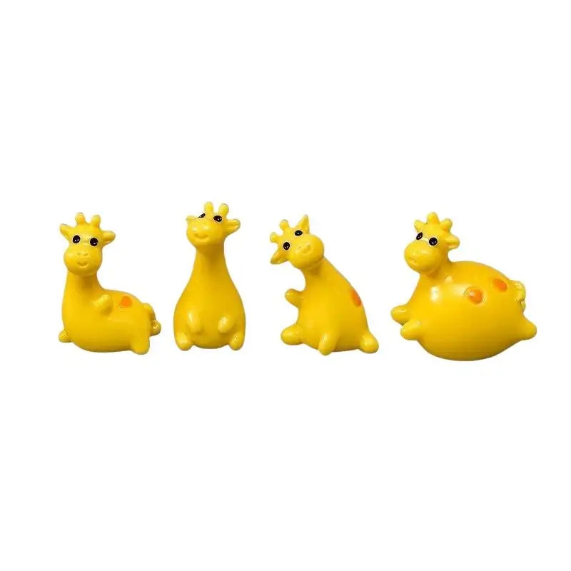 Mini Resin Giraffe Miniatures Garden Home Decoration Zoo Animal Zpaxo