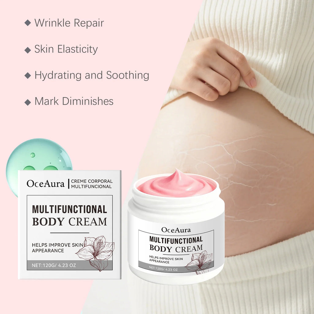Pregnancy Stretch Mark Cream Hydrating Body Moisturizer for Belly Skin Winter Skincare Gift Set Holiday Maternity Care Present Zpaxo