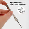11-Piece Micro Hand Drill Kit – 0.8–3.2mm Rotary Drill Set Micro Hand Drill Kit Zpaxo 11pcs Set