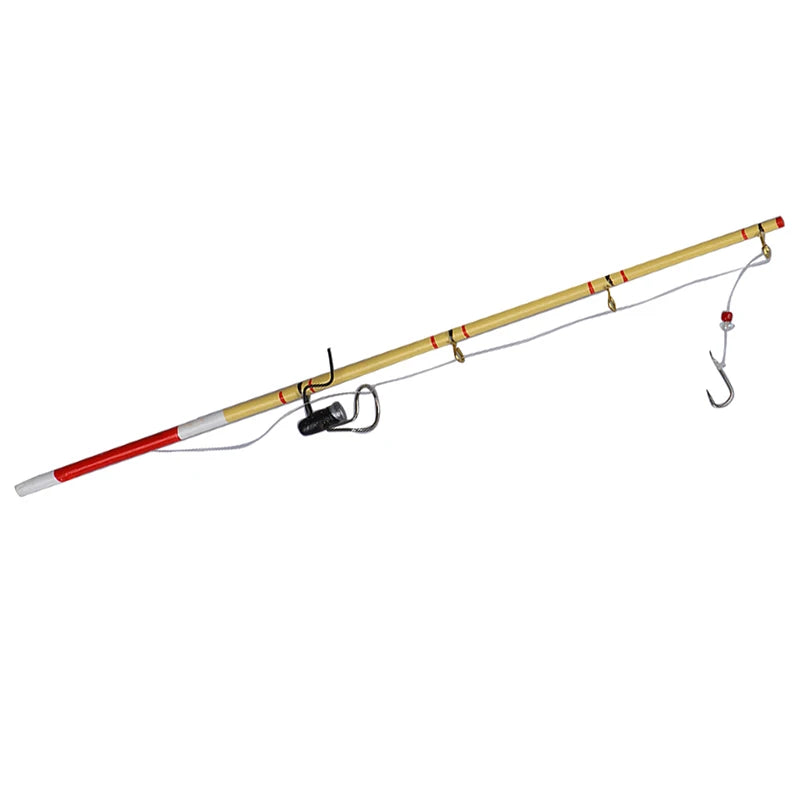 ▶1Pc 1:12 Dollhouse Miniature Fishing Tool Model Toy Dolls House Fishing Rod Pole Zpaxo 1Pcs