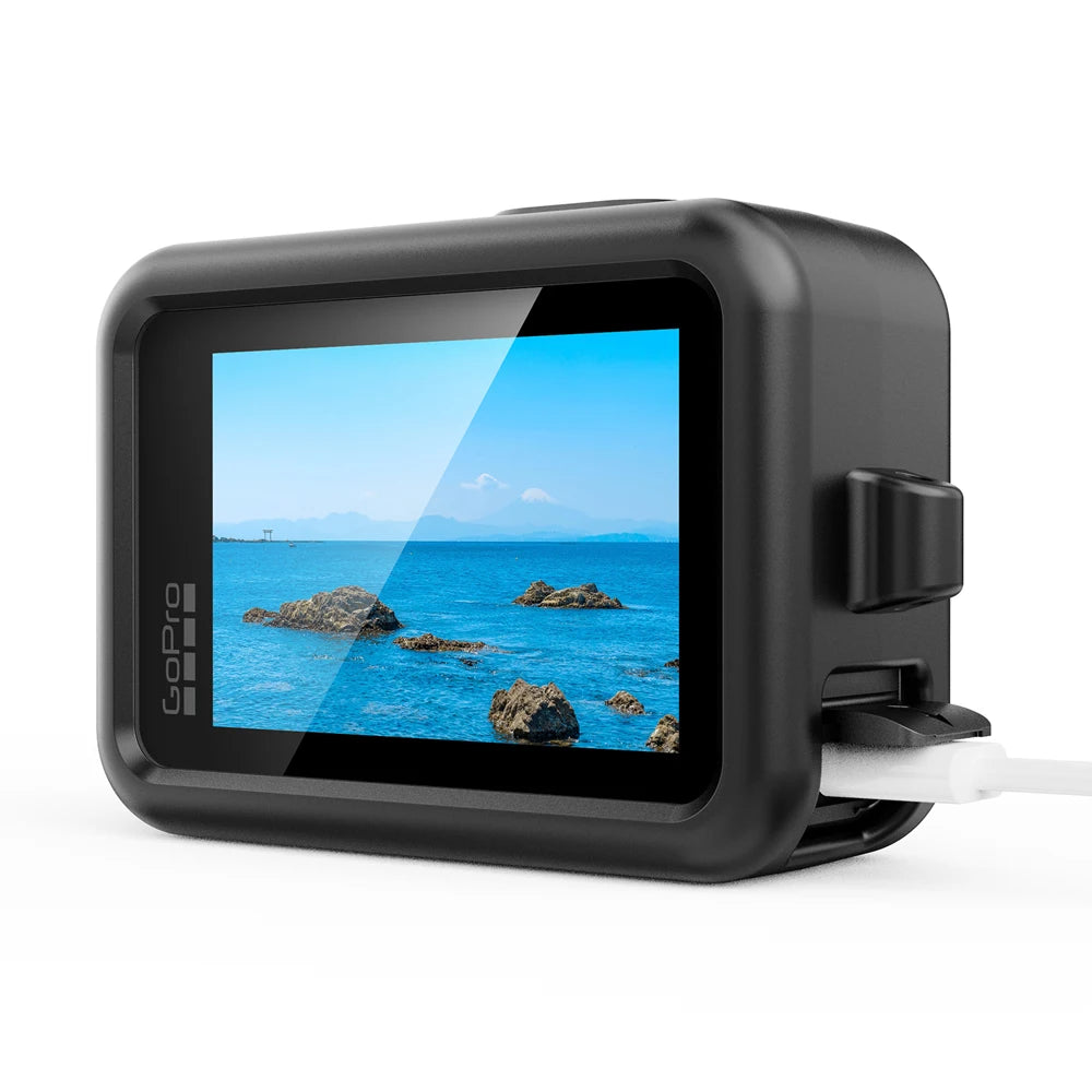 Silicone Case Gopro Hero 13 Black Tempered Glass Screen Protector