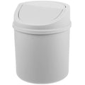 Mini Desktop Trash Can Bedroom Cleaning Small Lid Cylindrical Storage