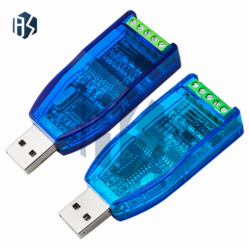‌CH340 Industrial USB to RS485/422 Converter Module (3.3V-5V) with TVS Surge Protection Zpaxo