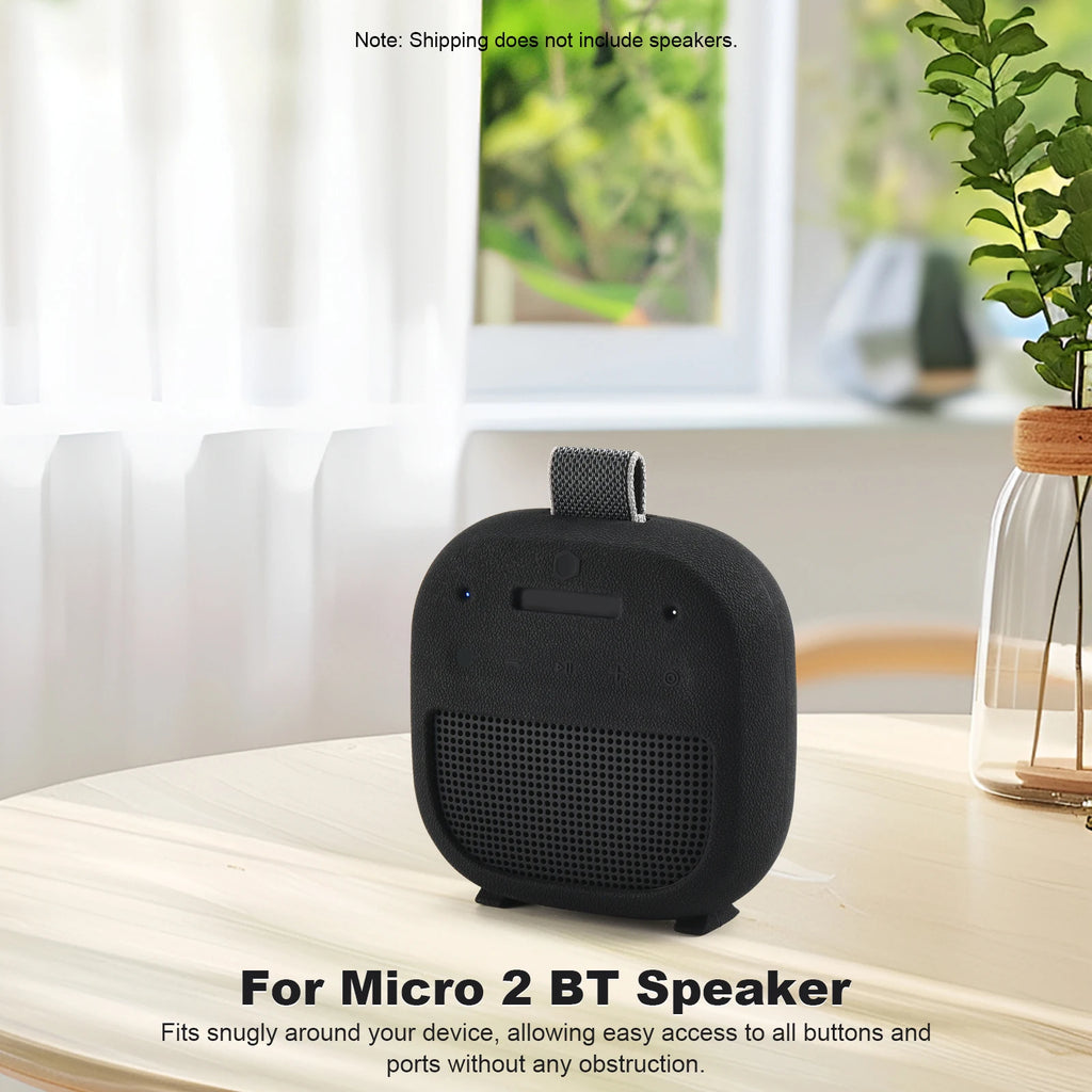 Protective Case Anti-drop Silicone Protective Cover Case for Bose SoundLink Micro 2 BT Speaker Zpaxo
