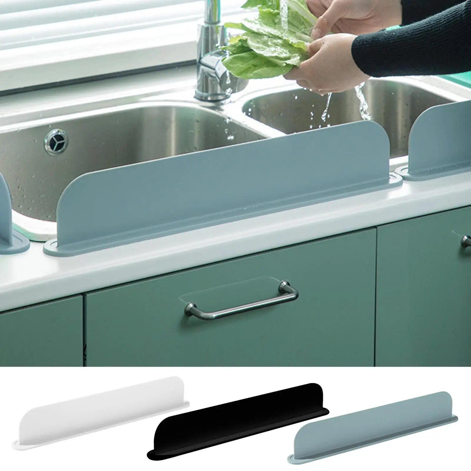 Silicone Sink Baffle Kitchen Splash Guard Household Non Slip Water