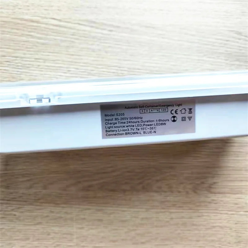 IP65 Tri-Proof LED Emergency Light – Up to 450 Min Backup