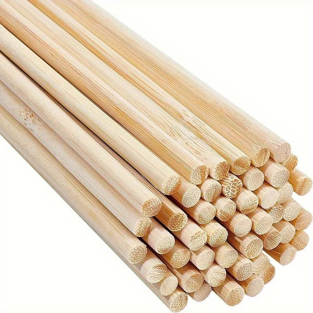 20pcs Wooden Craft Sticks – Fan, Wig & DIY Projects Wooden Craft Sticks Zpaxo