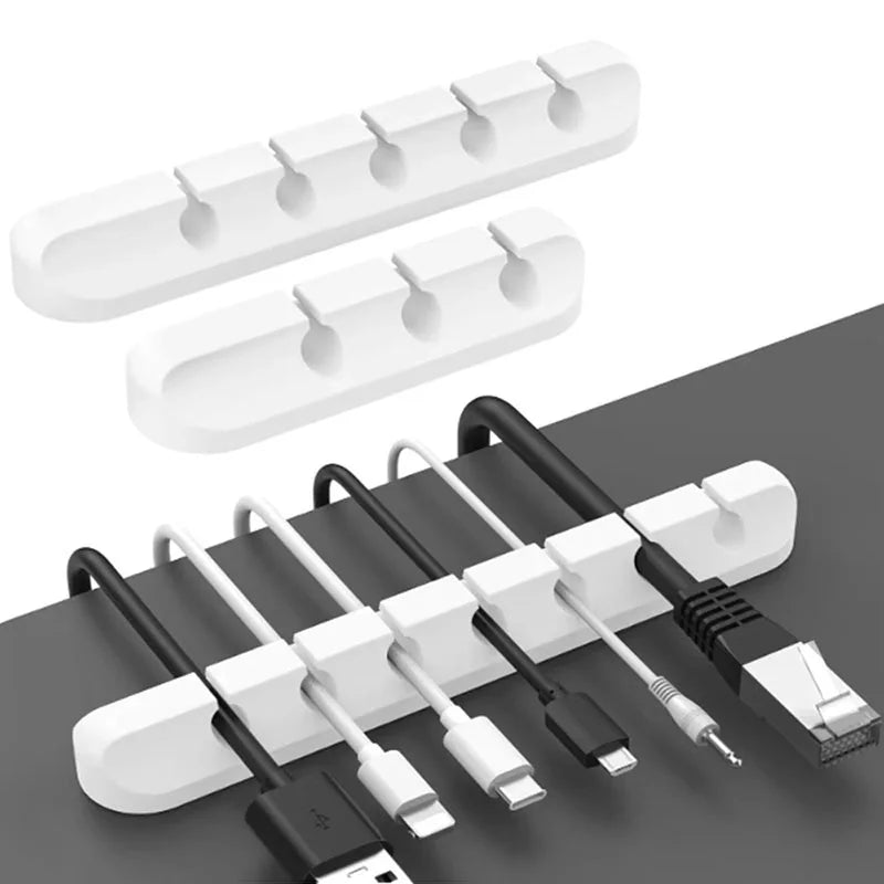 Mouse Wire Organizer Silicone Cord Holder Organizes Charging Lines Zpaxo