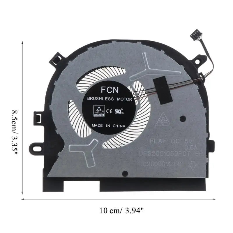 652F Laptop CPU Cooling Fan Radiators for IdeaPad S340-15 S340-15API 15IWL S340-15IIL C340-15IWL Laptop Heatsink Accessories Zpaxo