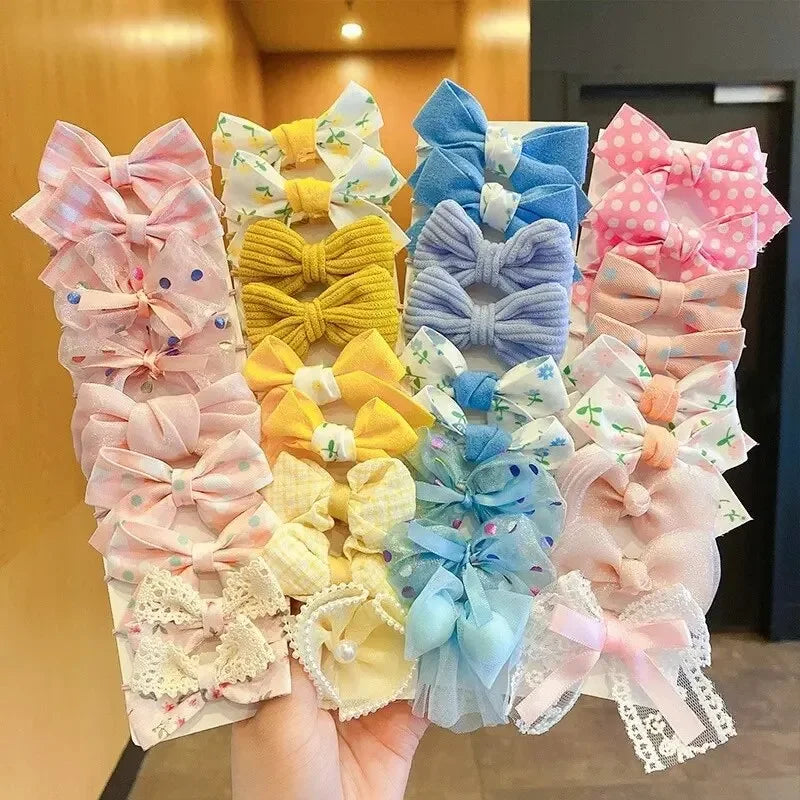 10-Pack Aesthetic Hair Scrunchies – Soft Elastic Hair Ties