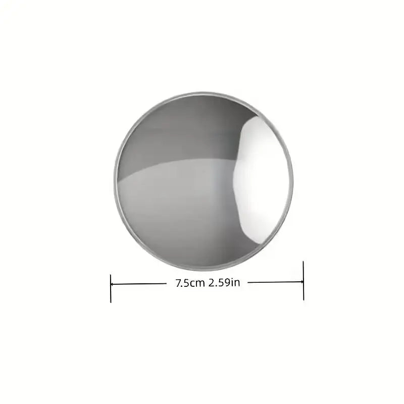 Small & Large Round Travel Mirrors – Convex Wide-Angle, Portable for Photography, Selfies Content Creators Zpaxo