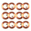 5/10Pcs 125KHz ID T5577 Writable Rewritable Copper Coil Coin Card Keyfob RFID Ultra-thin Cell Phone Access Card Zpaxo 10PCS
