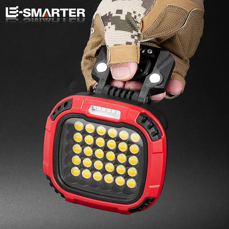ESMARTER 30W COB Magnetic Floodlight 2000LM Rechargeable Work Light