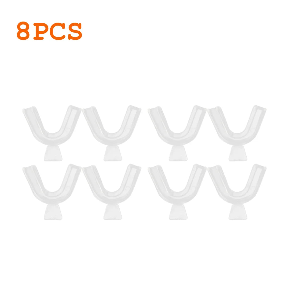 20- Silicone Mouth Guard Teeth Protector Bruxism Grinding Non-snoring Zpaxo 8PCS