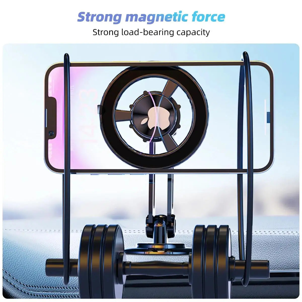 Magnetic Car Phone Holder 720 Rotate Cellphone Stand Vent Magnet