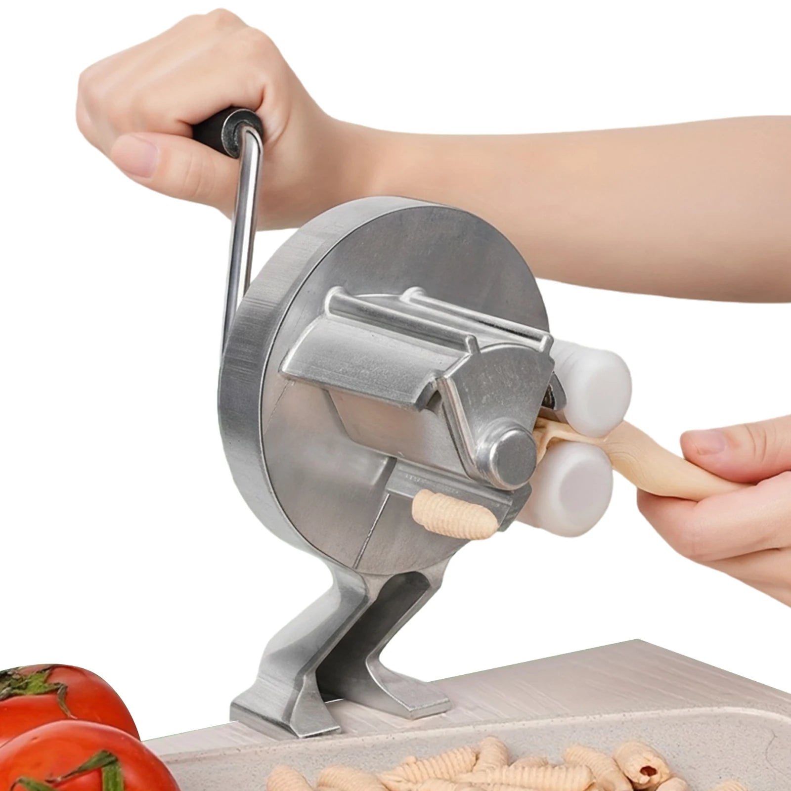 Manual Cavatelli Maker Machine Hand Crank Gnocchi Maker for Authentic Italian Pasta Zpaxo