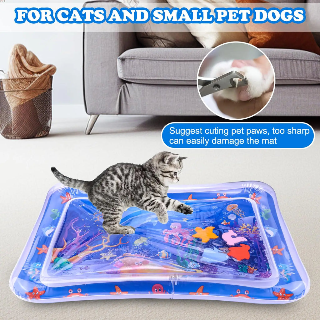 Sensory Water Mat Thickened Sensor Inflatable Cat Pet Supplies Zpaxo