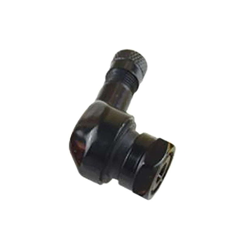 Aluminum Alloy Valve Motorcycle Rim 90 Degree Angle Wheel Tire Zpaxo Black