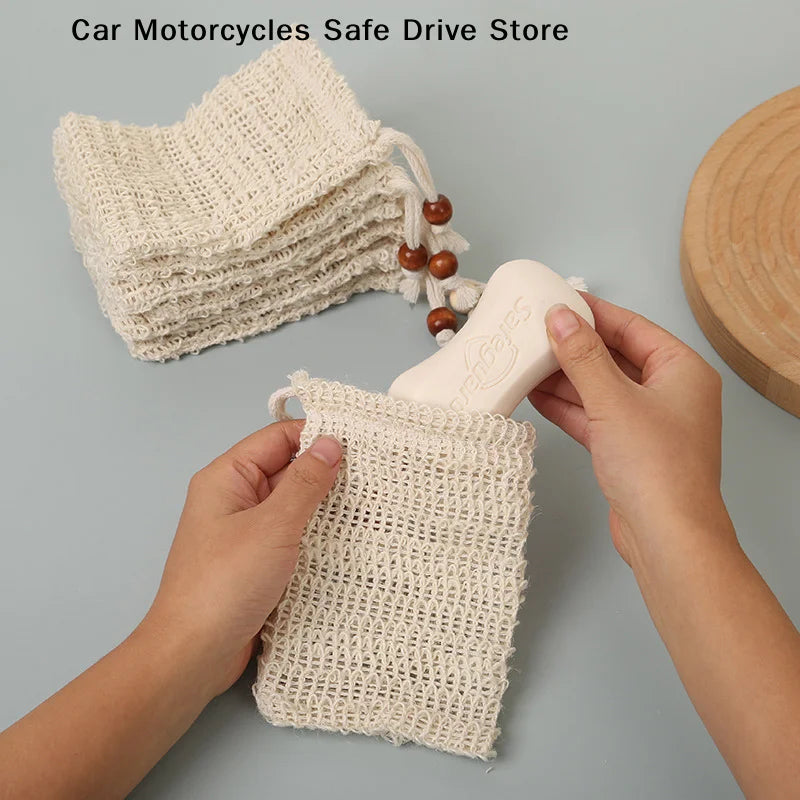 CMNatural Cotton Soap Saver Bag 1 Eco-friendly Handmade Lathering