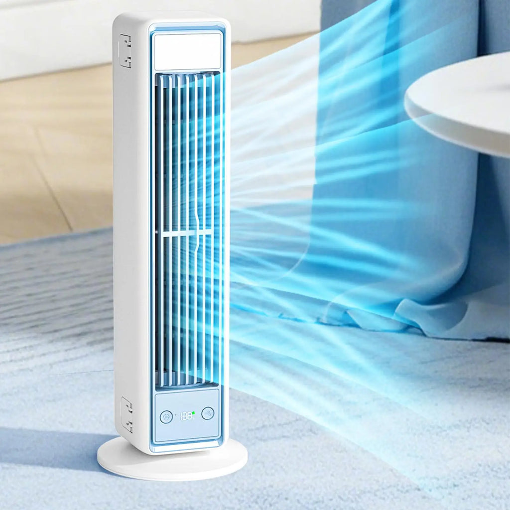 Portable Air Conditioner Fan 3600mAh Quiet Desktop Tower Wall