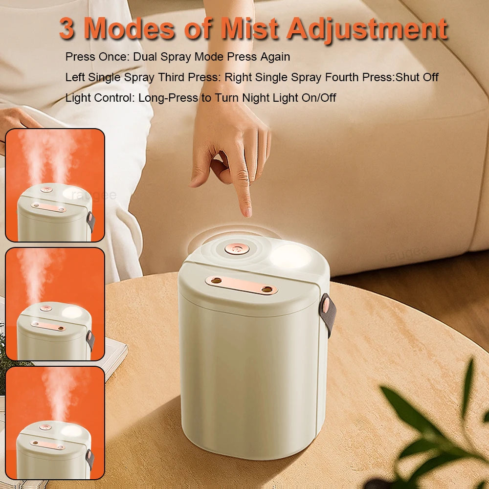 Air Humidifier Professional Large Capacity Home Double Spray Port