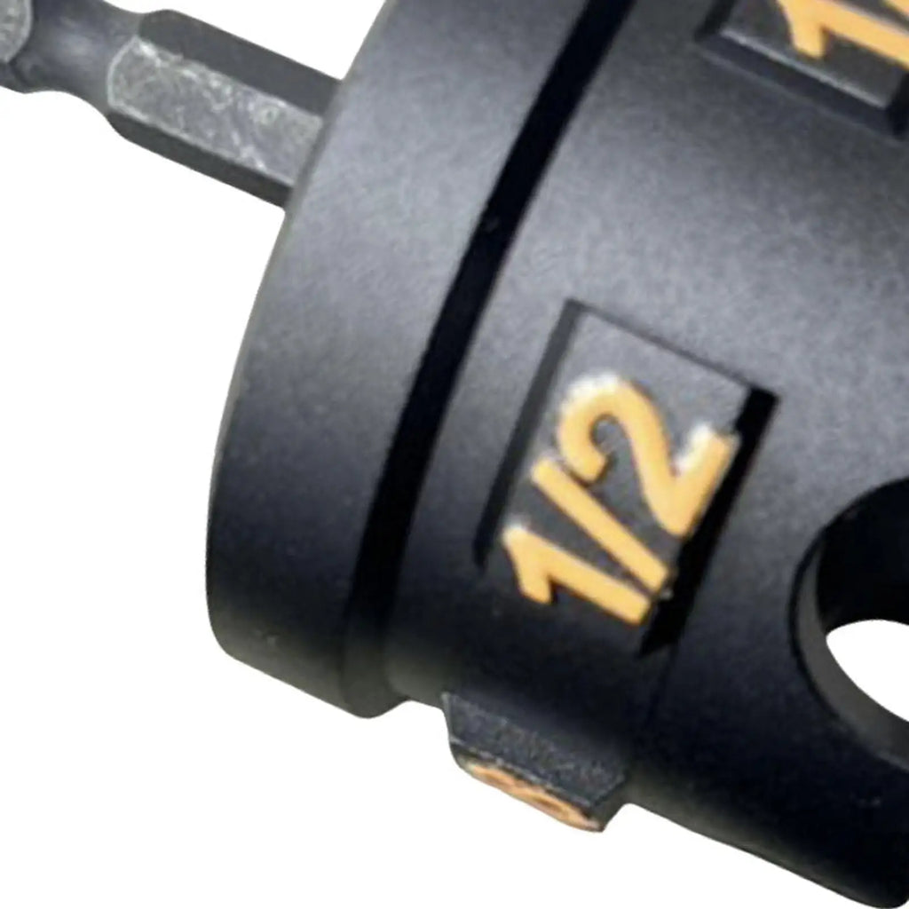 Nut Zipper Drill Attachment Nut Drill Bit Socket Wrench Tool Fast Nut and Bolt Removal for Professional Contractor Plumber Zpaxo