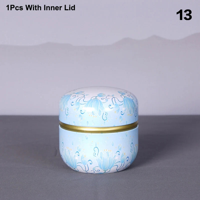CMSmall Portable Storage Boxes Tea Caddy Box Containers Candle Cans Zpaxo 13