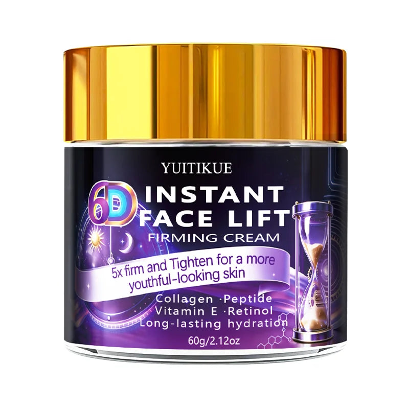 YUITIKUE 6D Instant Face Lift Firming Cream – Tighten & Smooth Face Firming Cream Zpaxo 1pc