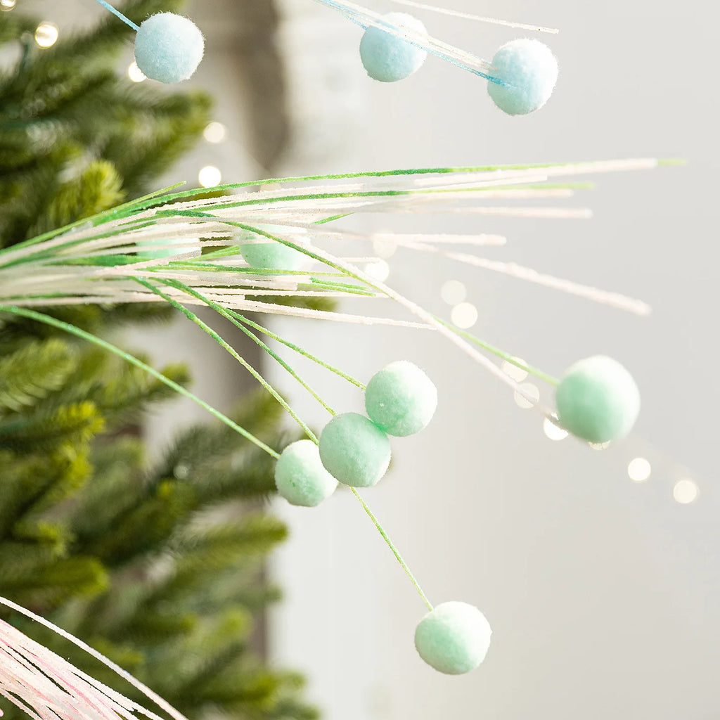 Glitter Berry Branch Picks – Christmas Tree & DIY Craft Decor Christmas Tree Pick Zpaxo