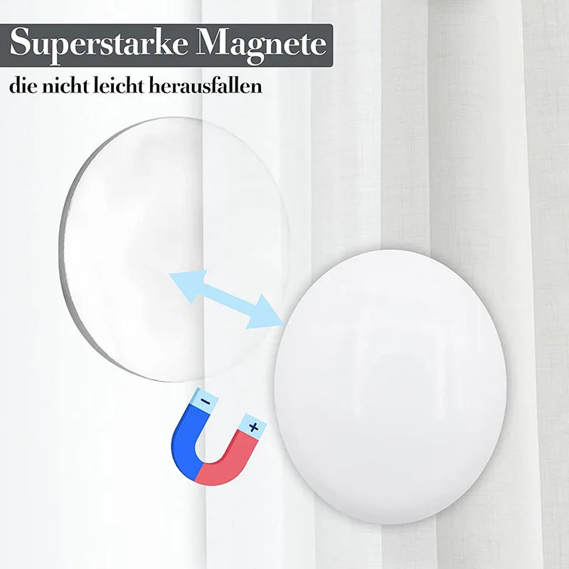Magnetic Shower Curtain Weights – Rustproof Silicone Covered Curtain Weight Clip Zpaxo
