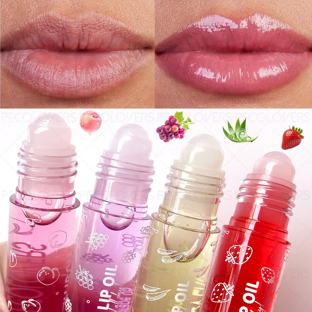 1PC Long-lasting Ball Lip Oil - High-gloss Finish, Moisturizing, Plumps Lips, Various Options, Creates Charming Makeup Zpaxo