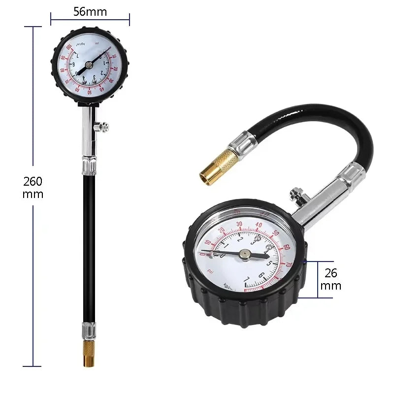 100 PSI Tire Pressure Gauge – Car, Truck, Motorcycle & Bike Tire Pressure Gauge Zpaxo
