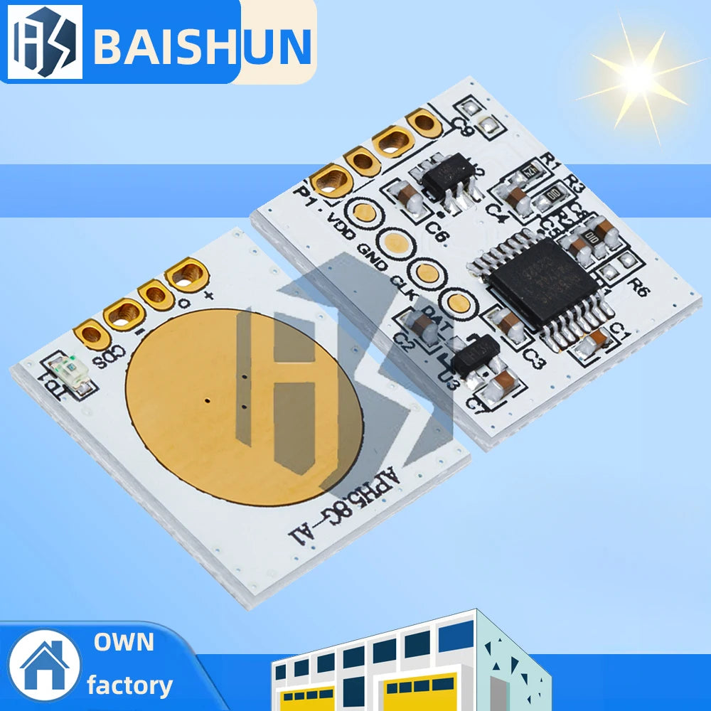5.8GHz Radar Motion Sensor Module for Corridor, Staircase, Garage Lighting with LED Bulb & T8 Tube Compatibility" Zpaxo