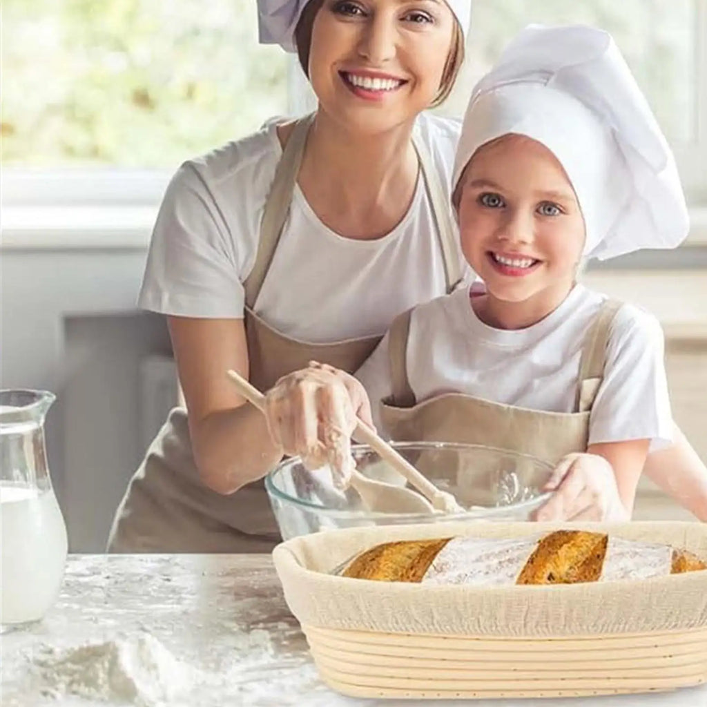 Proofing Basket Household Dough Bowl Rattan Bread Proofing Basket Bowls for Dough Making for Professionals and Home Bakers Zpaxo