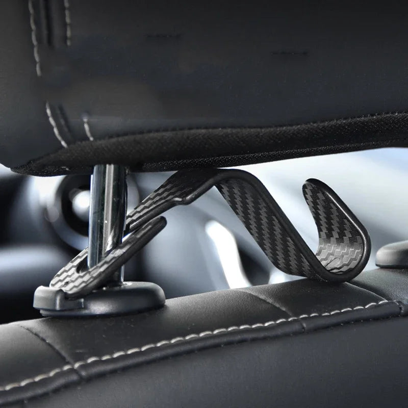 Car Headrest Hook Hanger – Back Seat Organizer | 1/2/4 Pack