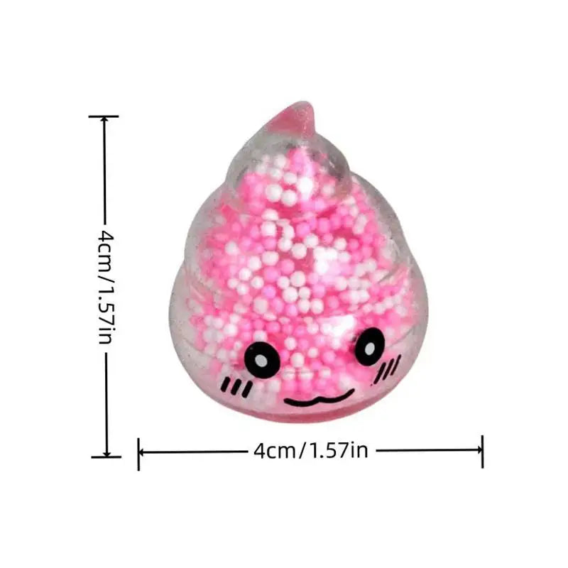 Squishy Poop Stress Relief Balls Colorful Fidget Toys Girls Kids Zpaxo