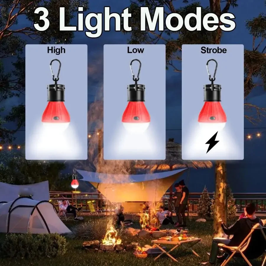 POCKETMAN LED Camping Lantern – 180 Lumen, 3 Modes, IPX4