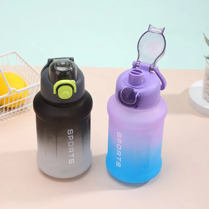 1300ml Gradient Sports Water Bottle with Straw – BPA-Free Sports Water Bottle Zpaxo