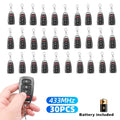 433 Mhz RF Copy Remote Control Key Transmitter Duplicated Cloning Zpaxo 30PCS ABCD Key