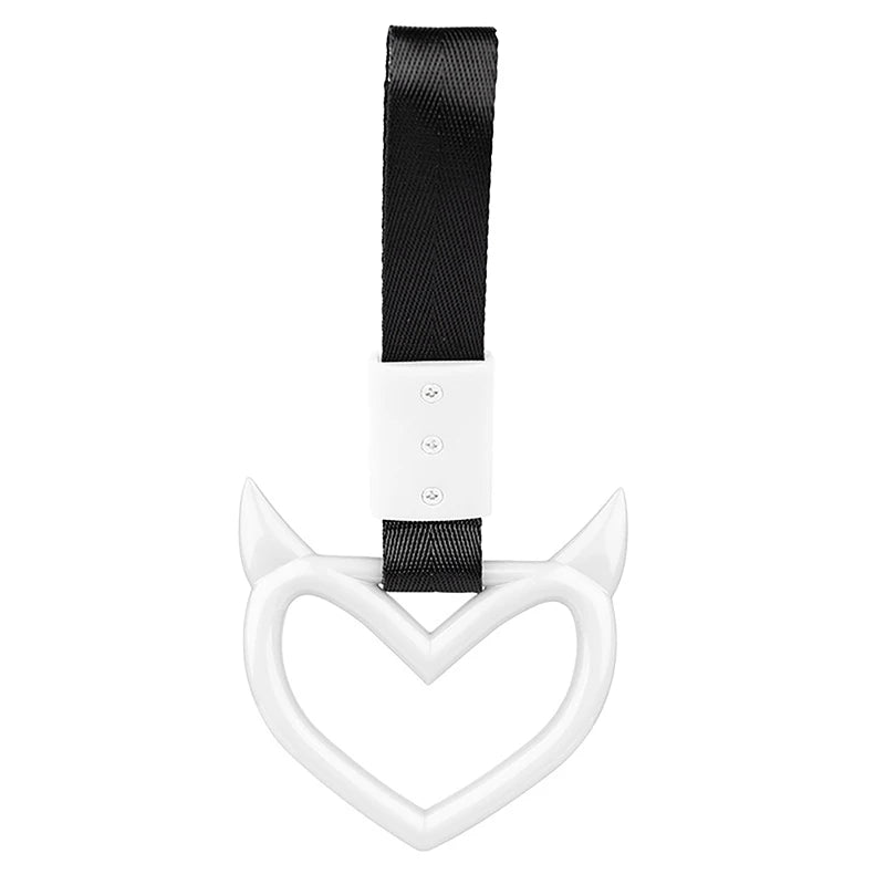 CMColorful Car Tow Strap Ring Heart Train Bus Handle Hand Styling Zpaxo A6