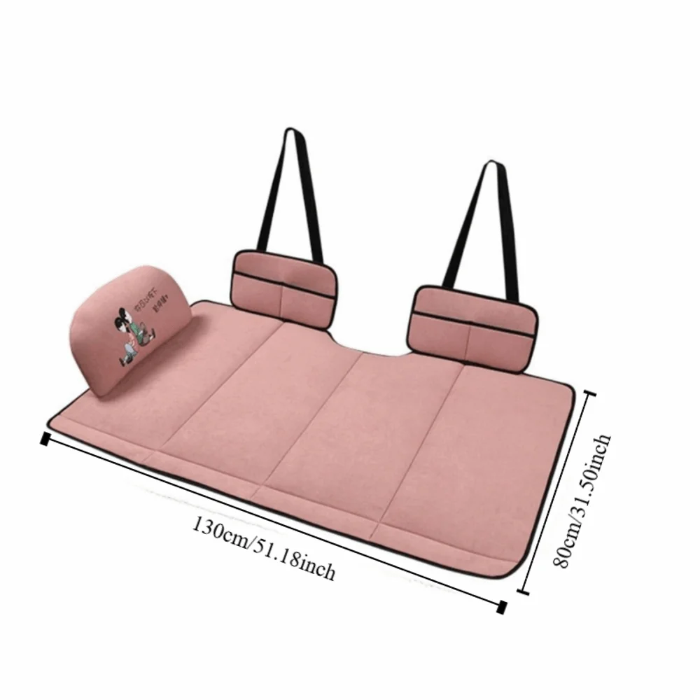 Foldable Design Car Backseat Mattress Comfortable Sleeping Bed Rear Zpaxo