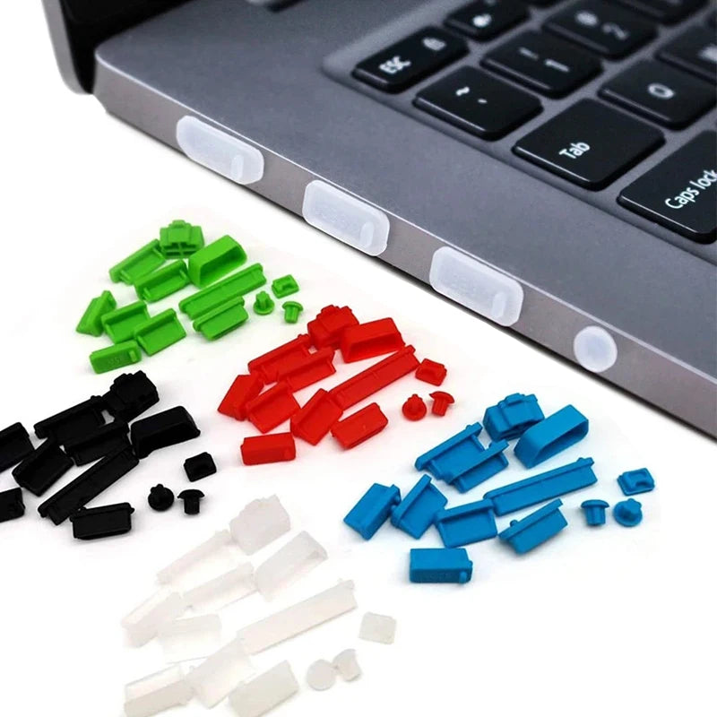 Universal Silicone Anti-dust Plug Notebook Dustproof Stopper Laptop C Zpaxo
