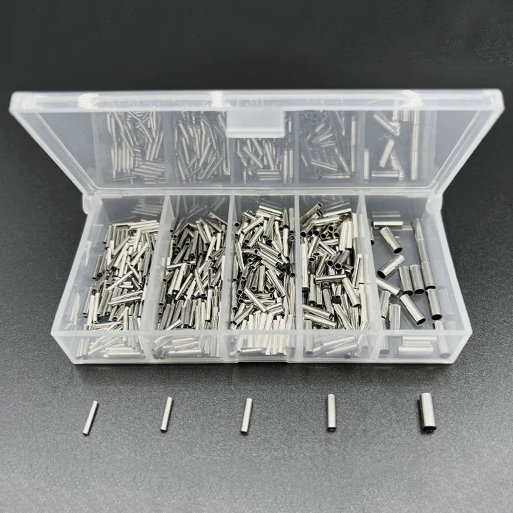 Fishing Crimp Sleeves Copper Tube Wire Pipe Carp Accessories Pesca