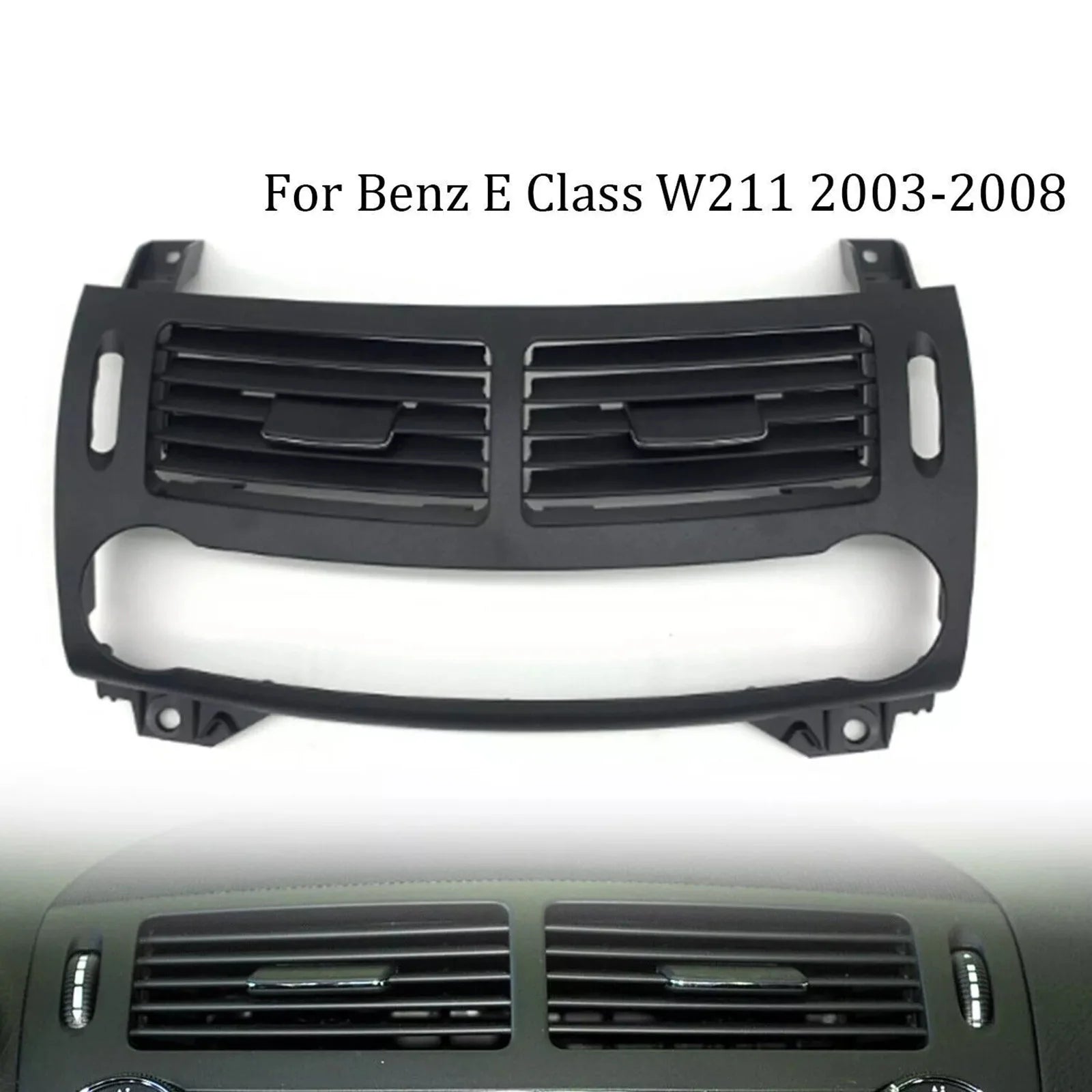 Front Dashboard Center Air Vent Outlet Panel Cover Grille