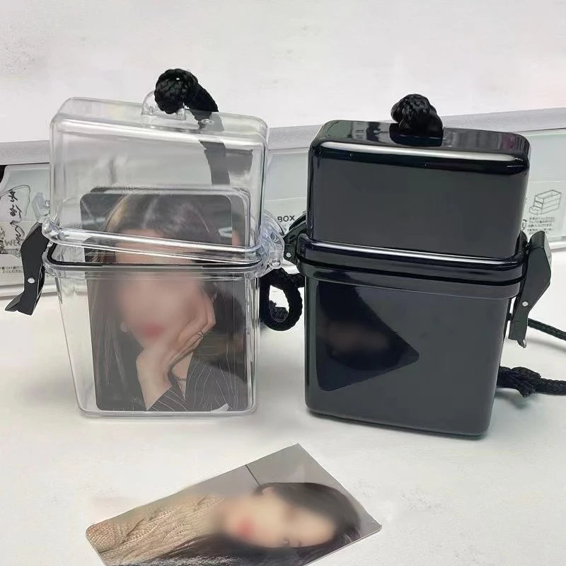 Decorative Photocard Storage Box Ins Idol Photo Card Waterproof Zpaxo